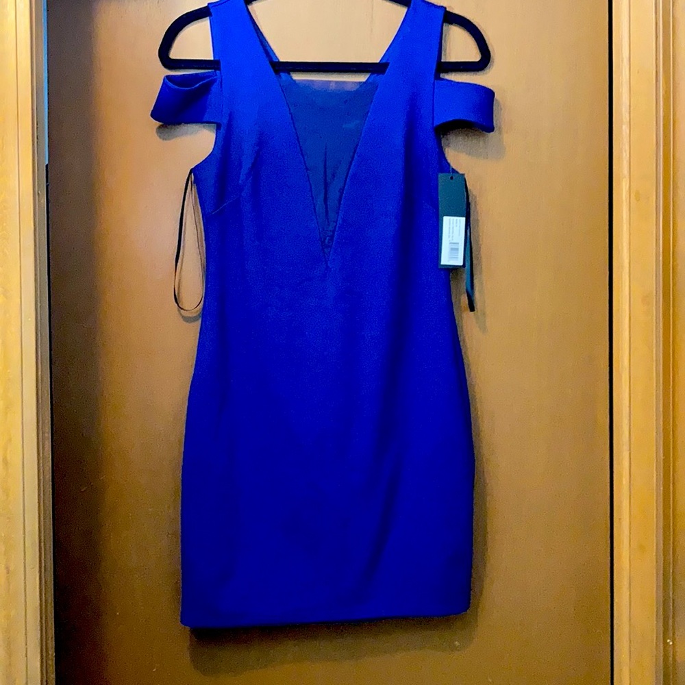 Fun blue party dress